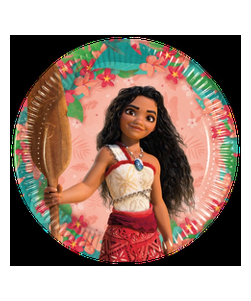 Assiette x8 diam 23 Vaiana