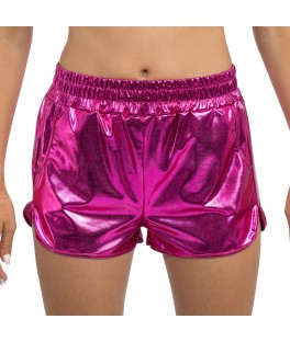 Short Metallise rose L