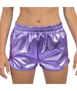 Short Metallise violet L