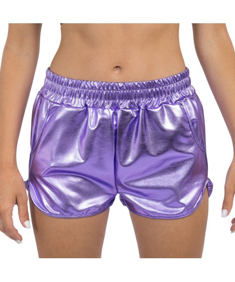 Short Metallise violet L