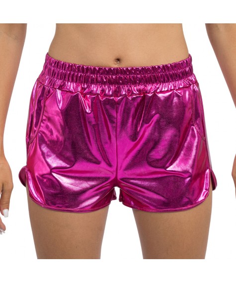 Short Metallise rose M