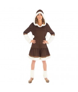 Robe capuche inuit 2 pieces M