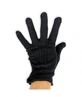 Gants en coton noir homme