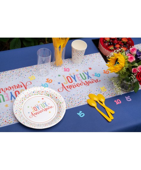 Assiette Multicolore x6