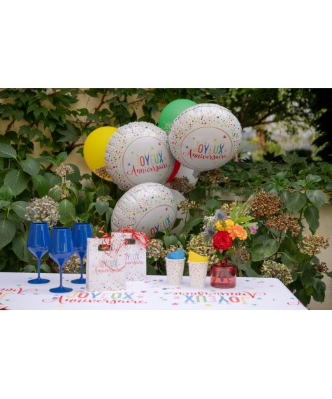 Ballon Foil Multicolore 45 cms