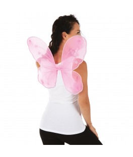 Ailes de papillon rose