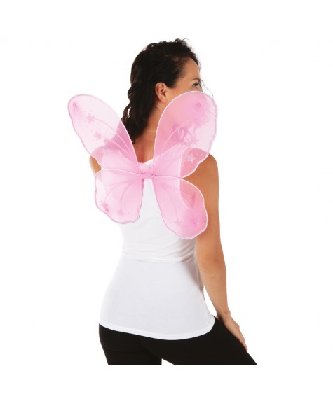 Ailes de papillon rose