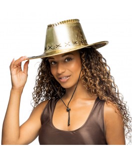 Chapeau cowboy savanne or