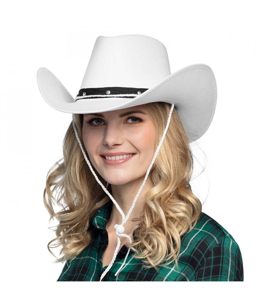 Chapeau cowboy wichita blanc