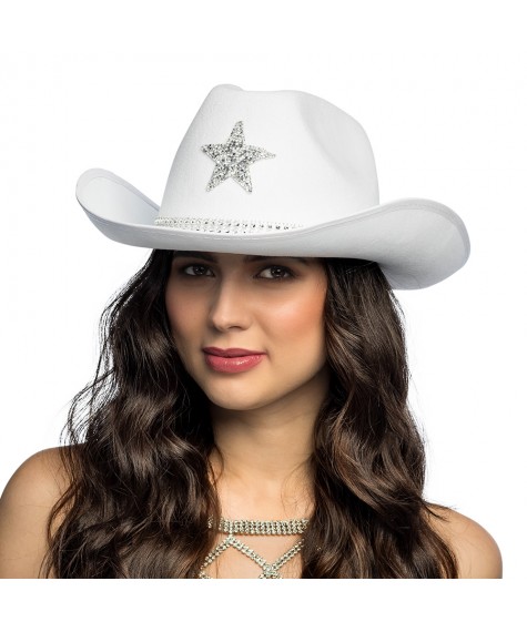 Chapeau cowboy taylor blanc