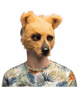 Demi-masque peluche Ours