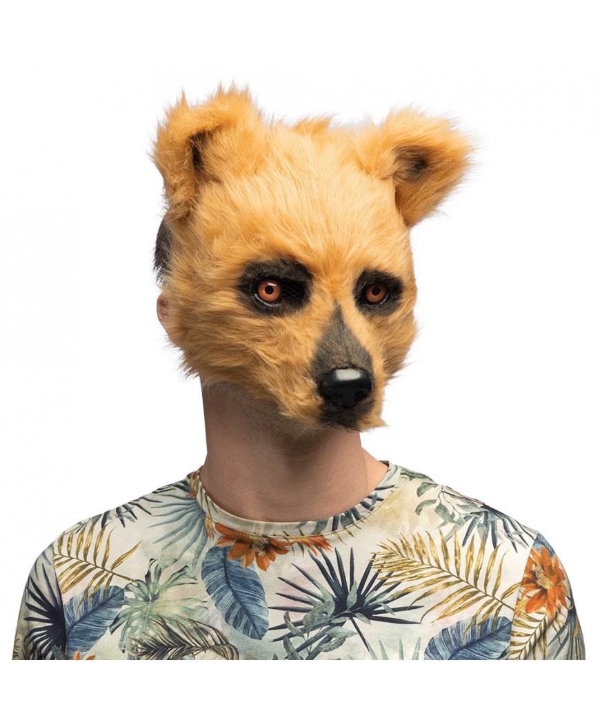 Demi-masque peluche Ours