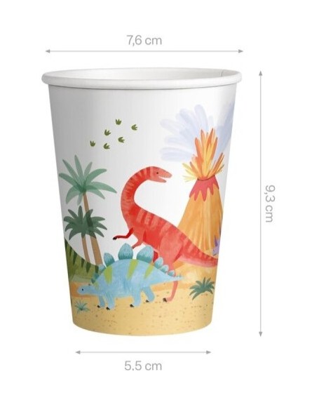 Gobelet dino 270 cl x10