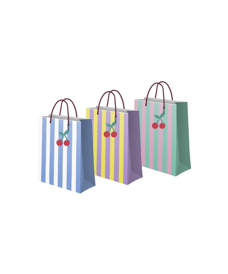 Sac anniversaire rayures