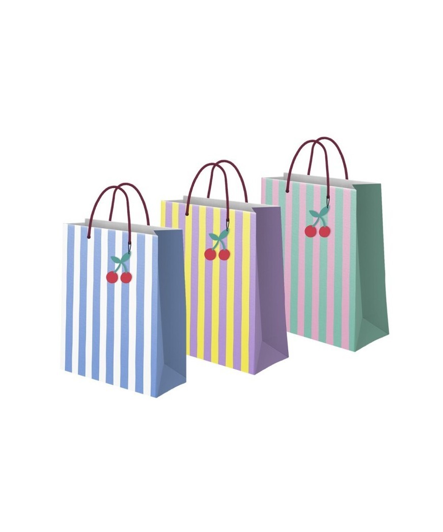 Sac anniversaire rayures