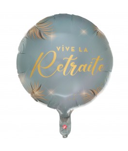 Ballon alu retraite sauge