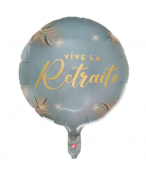 Ballon alu retraite sauge