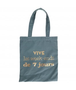 Tote bag retraite sauge