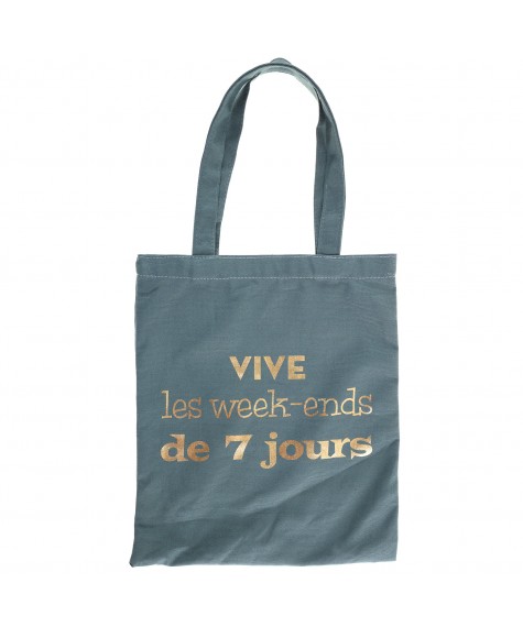 Tote bag retraite sauge