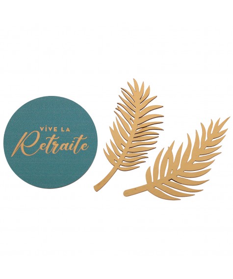 Deco à parsemer retraite sauge x25
