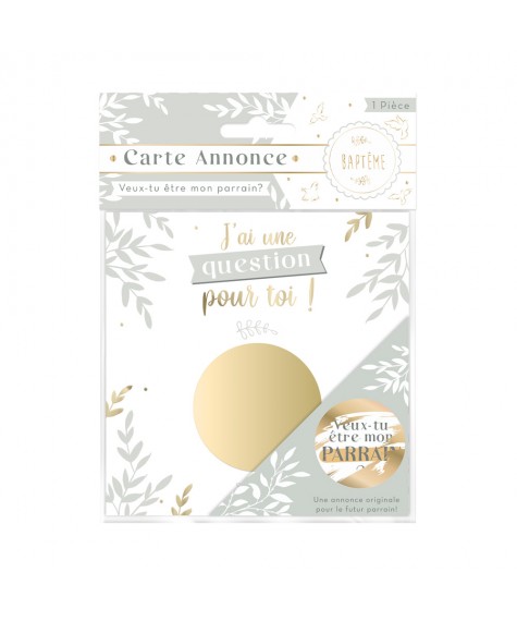 Carte annonce parrain