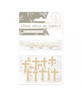 Duo deco de table communion