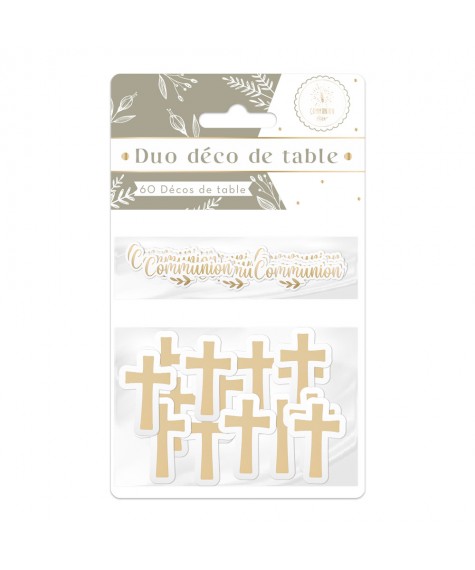 Duo deco de table communion