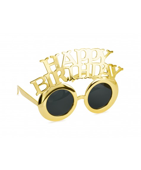 Lunettes happy birthday or