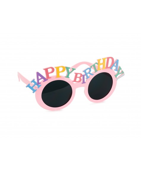 Lunettes happy birthday multicolores