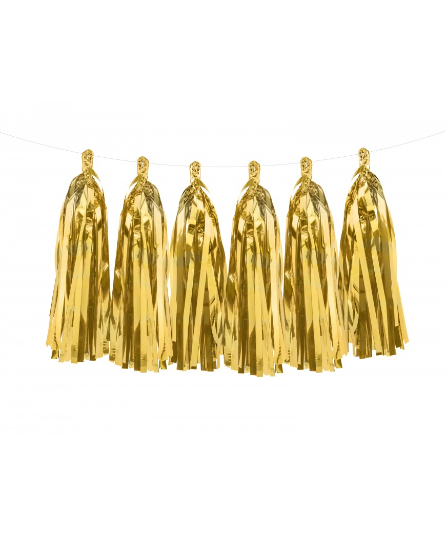 Guirlande tassel or