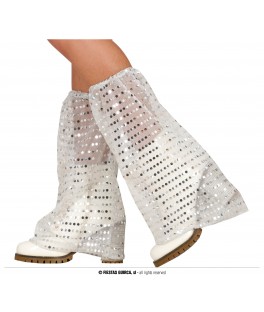 Pattes d'Eph sequins argent 40 cms