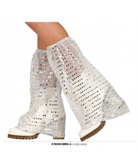 Pattes d'Eph sequins argent 40 cms