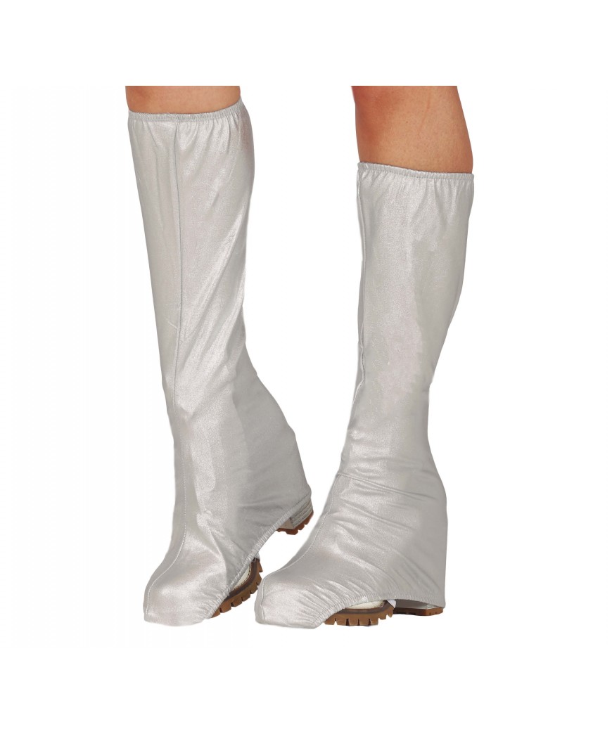 Couvre bottes argentes 45 cm