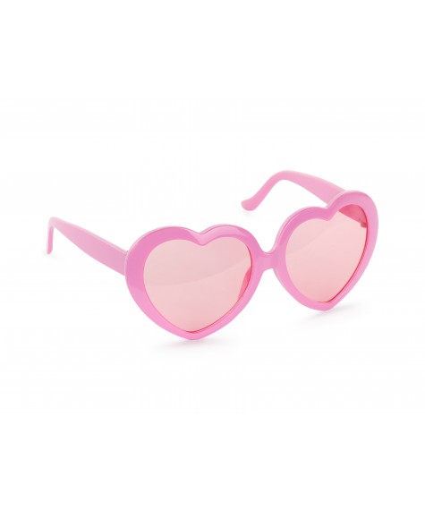 Lunettes cœur roses