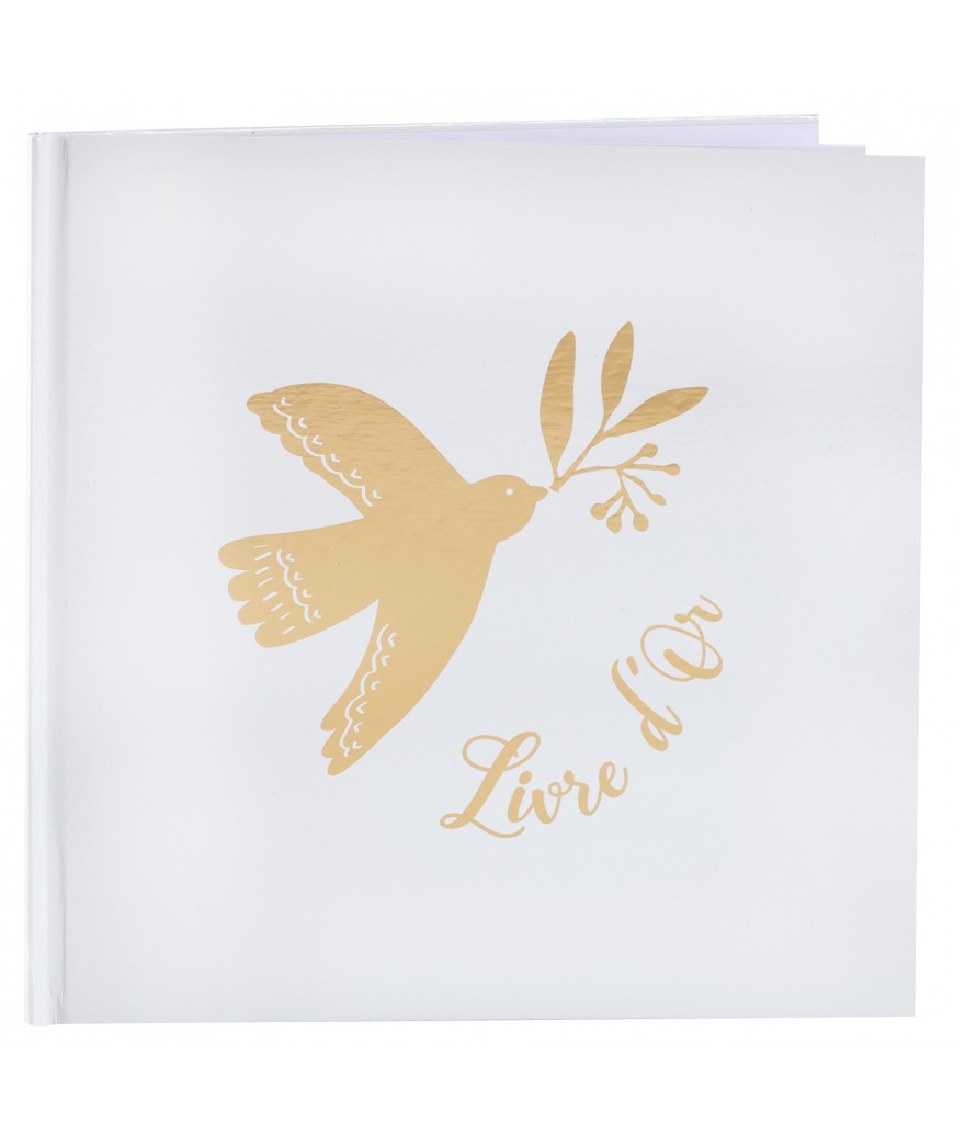 Livre d or cérémonie Birdy 20 pages (24 x 24 cms)