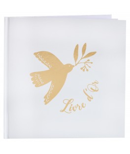 Livre d or cérémonie Birdy 20 pages (24 x 24 cms)