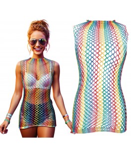 T-shirt resille multicolore
