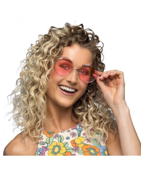 Lunettes Hippie Xl roses