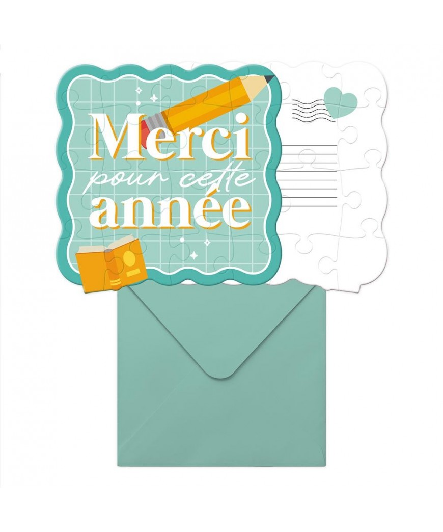 Puzzle affectif merci pour cette annee