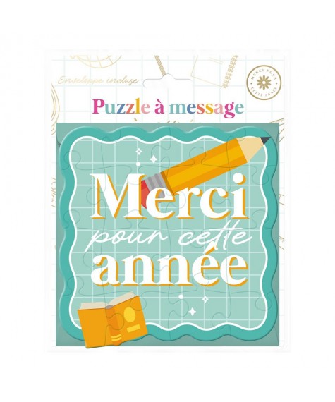 Puzzle affectif merci pour cette annee
