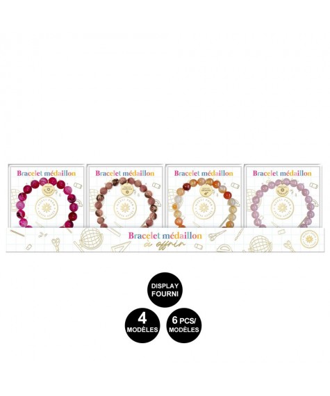 Bracelet medaillon maitresse