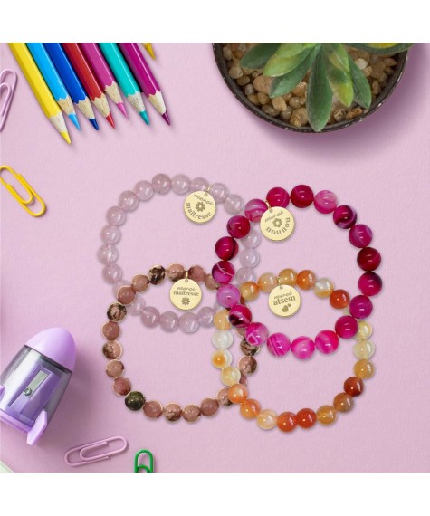 Bracelet medaillon maitresse