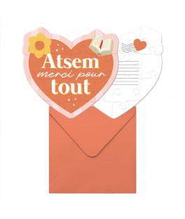 Puzzle affectif ATSEM merci pour tout