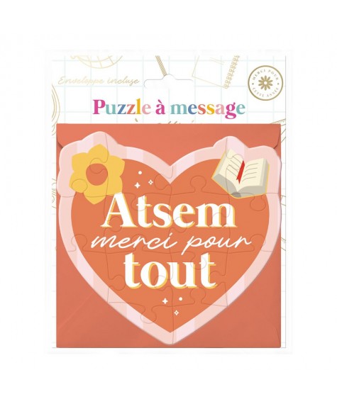 Puzzle affectif ATSEM merci pour tout