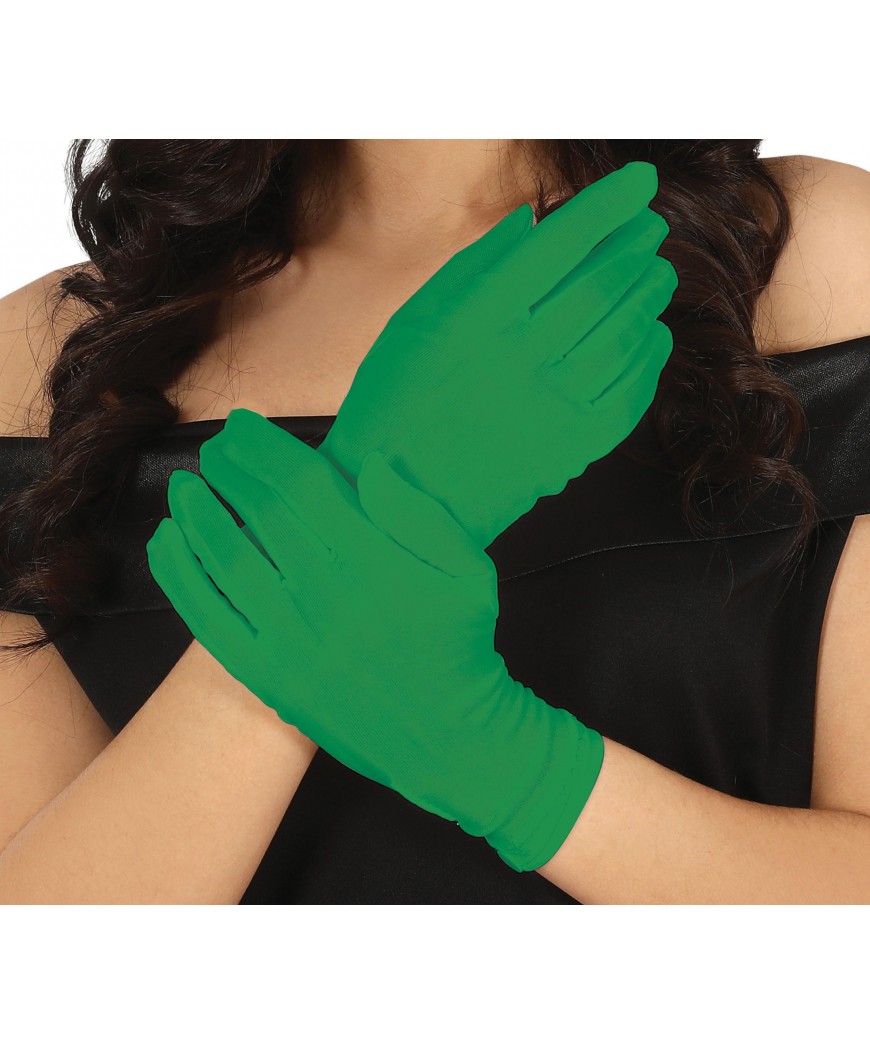 Gants vert fonce 20 cm