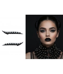 Bijoux visage eyeliner noir