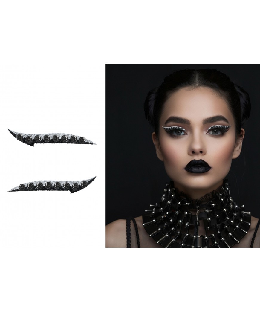 Bijoux visage eyeliner noir