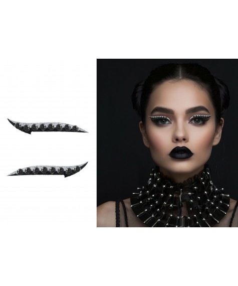 Bijoux visage eyeliner noir