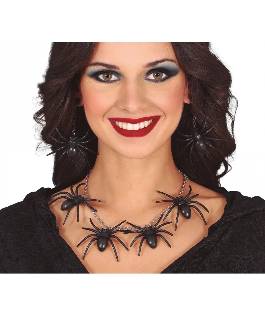 Collier b d oreilles araignées
