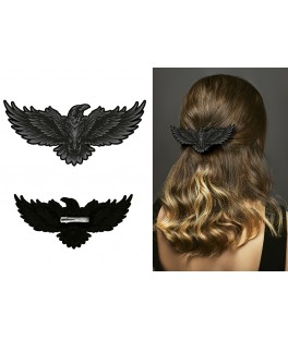 Pince a cheveux corbeau